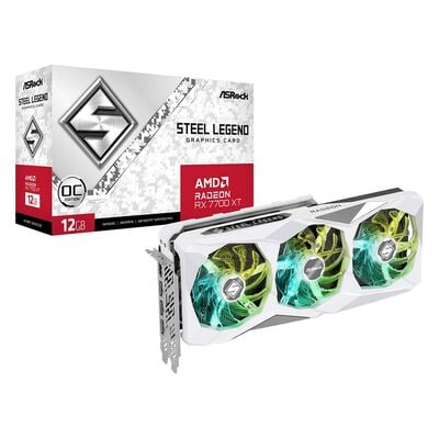 ASRock  Radeon RX 7700 XT Steel Legend 12GB OC (RX7700XT SL 12GO) 