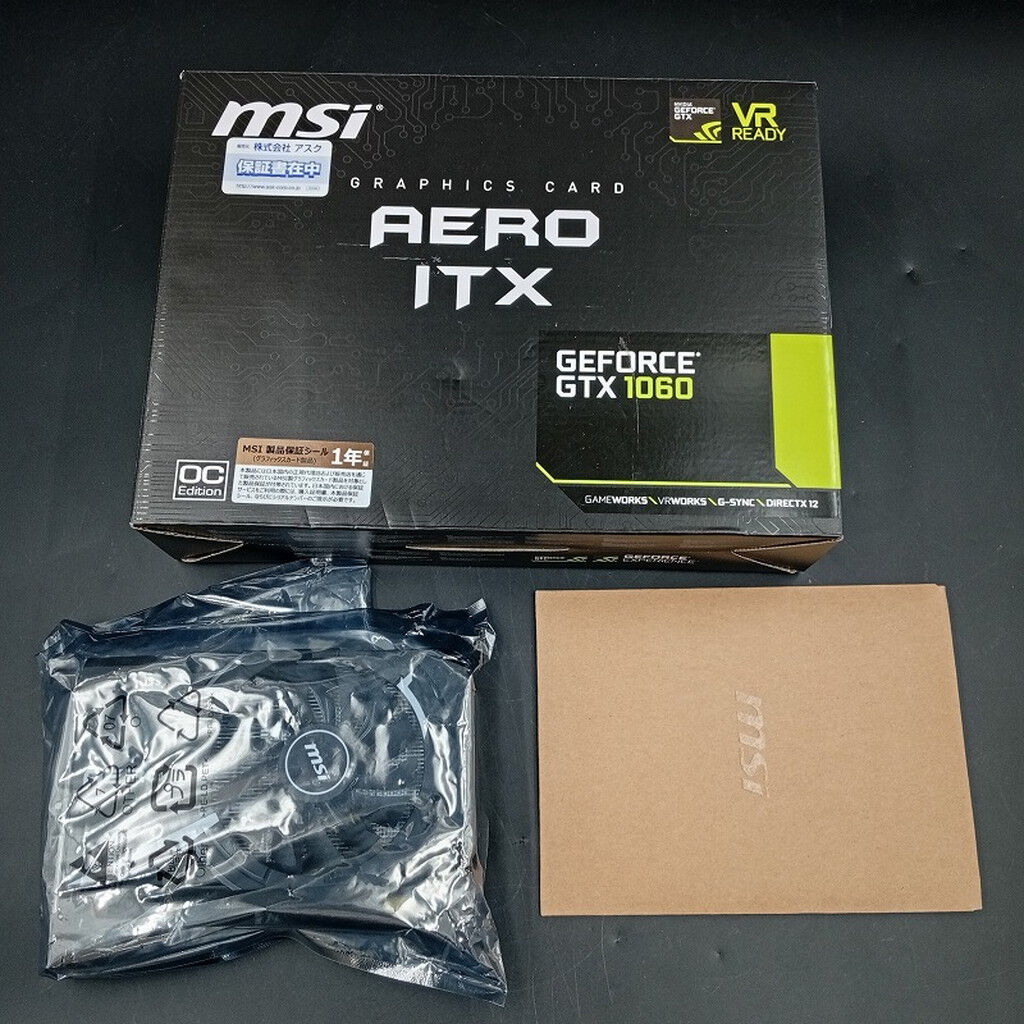 中古 MSI GEFORCE GTX 1060 AERO ITX 6G OC 3120023418 ｜ パソコン