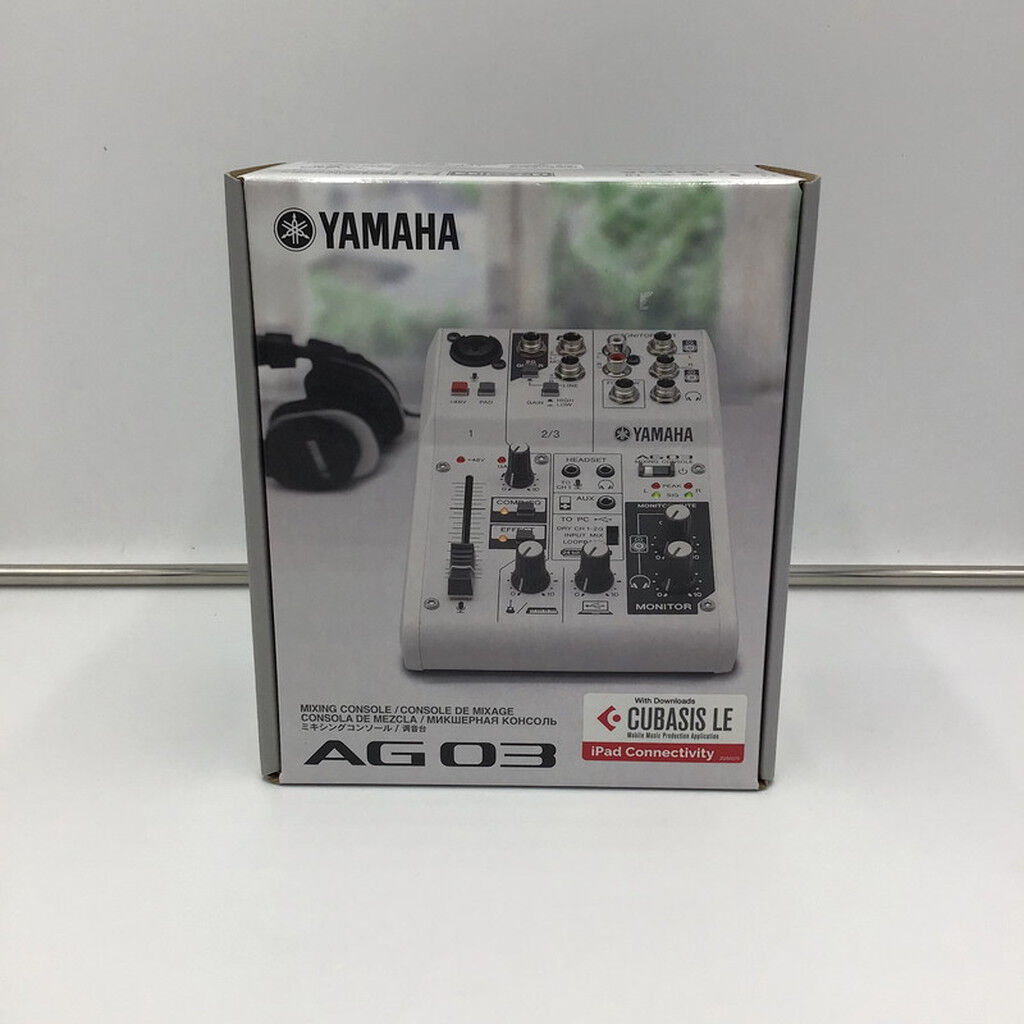 未使用品　YAMAHA AG03 ミキシングコンソール 新品同様】YAMAHA AG03 ミキシングコンソール Yamaha AG03 ミキシング