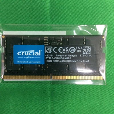 【川崎店】中古  PC5-38400 16GB ノート用(DDR5-4800) 158769 