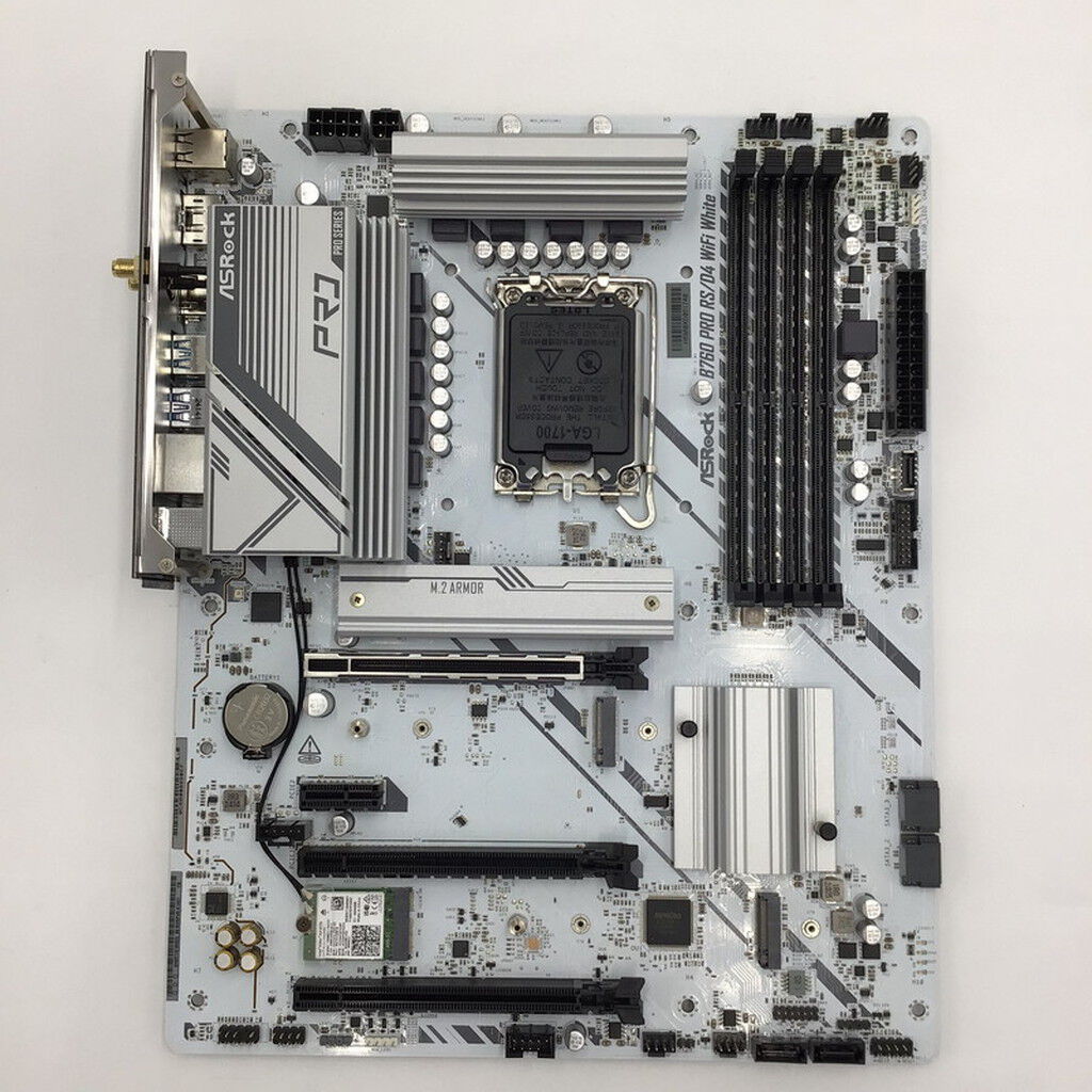 中古 ASRock B760 Pro RS/D4 WiFi White (B760 1700 ATX DDR4