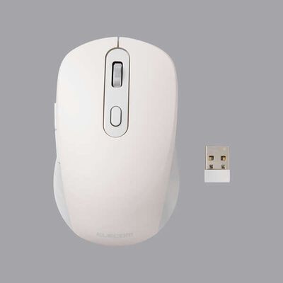 エレコム  M-MY35MBSWH (OSMOD Six USB無線/Bluetooth 充電静音マウス [6ボタン/Mサイズ] ホワイト) 