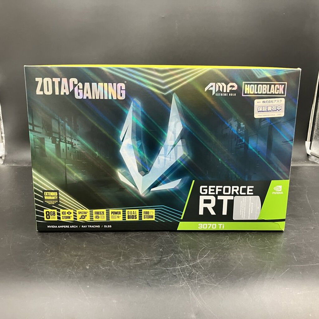 中古 Zotac GeForce RTX 3070 Ti AMP Extreme HOLO 8GB GDDR6X