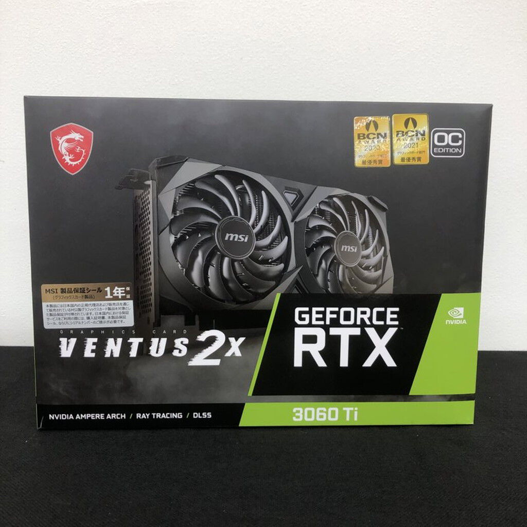 中古 【LHR版】MSI GeForce RTX 3060 Ti VENTUS 2X OC (RTX3060Ti 8GB