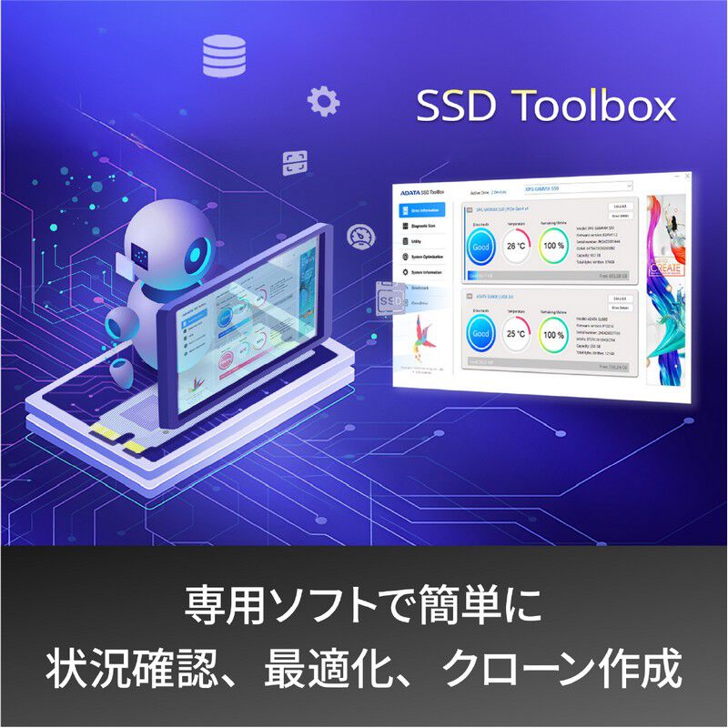 ADATA SLEG-860-500GCS-DP (M.2 2280 500GB) ドスパラ限定モデル