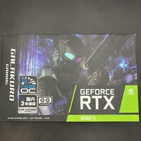 中古  【LHR版】玄人志向 GG-RTX3060Ti-E8GB/DF/LHR (RTX3060Ti 8GB) 146431 