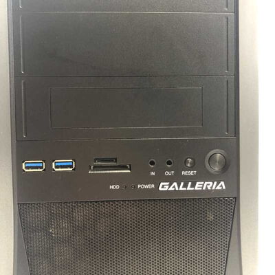 【郡山安積店】中古  GALLERIA(i7 8700/16GB/SSD500GB/GTX1070Ti/W11H) 4640003268 