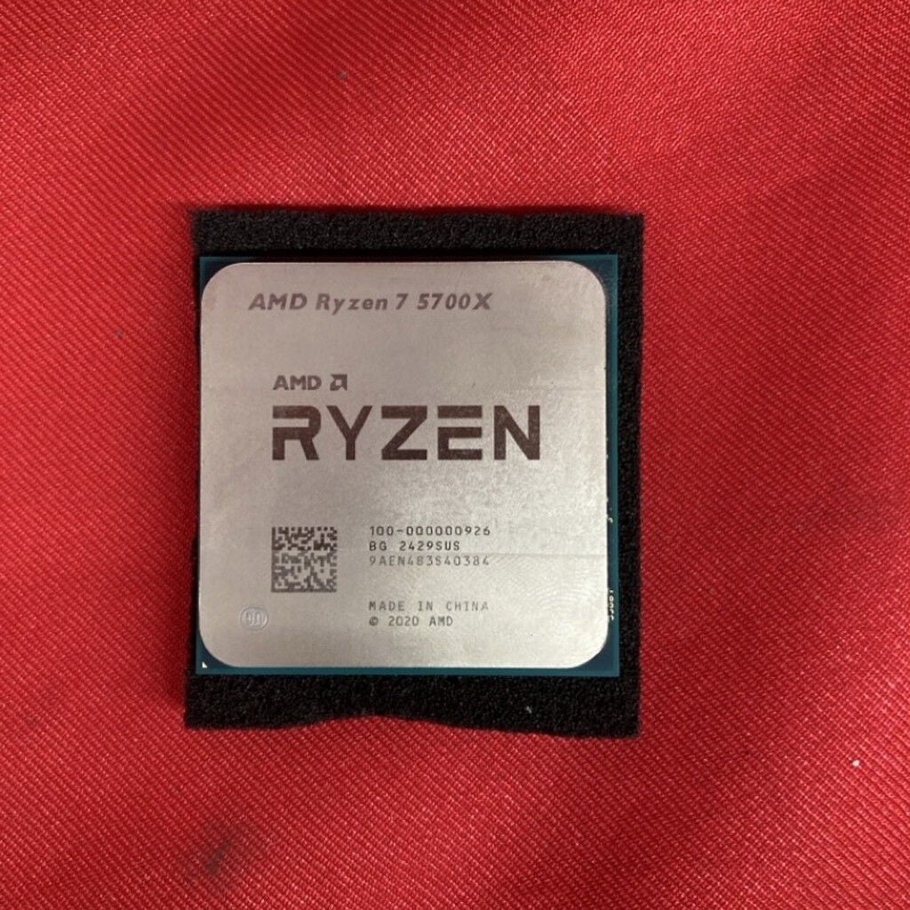中古 AMD Ryzen 7 5700X (AM4/3.4GHz/36M/C8/T16/65W) 150182 （375050