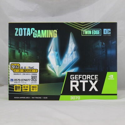 中古  ZOTAC GAMING GeForce RTX 3070 Twin Edge OC ZT-A30700H-10P（RTX3070 8GB） 3480033491 