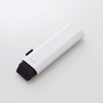 エレコム  クリーニングブラシ(指紋もホコリも掃除できる2WAY) KBR-017GY (186399) 