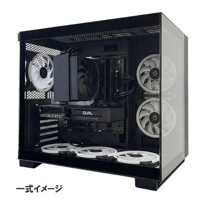 ドスパラセレクト  CC1-RGB-BK (ATX ガラス ブラック) 