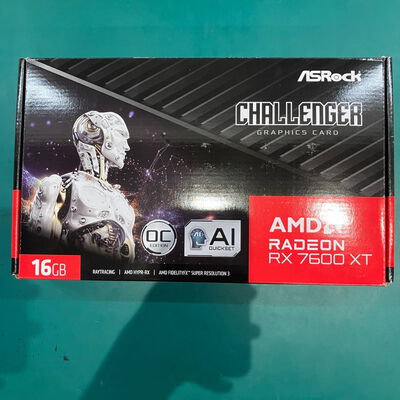 【鹿児島店】中古  ASRock RX7600XT CL 16GO(RX7600XT Challenger OC 16GB) 166368 