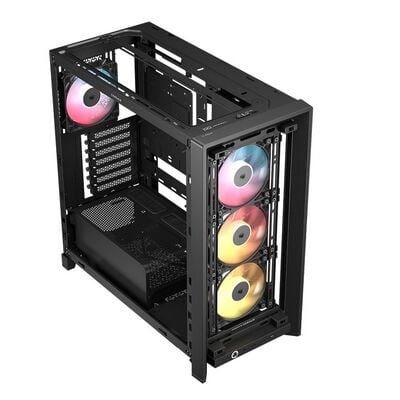 Corsair  FRAME 4000D LCD RS ARGB Premium Black CC-9011326-WW  (E-ATX ガラス ブラック) 