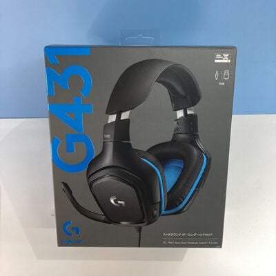 【博多店】中古  Logicool G431 (有線 7.1サラウンドサウンド ゲーミングヘッドセット) 146997 