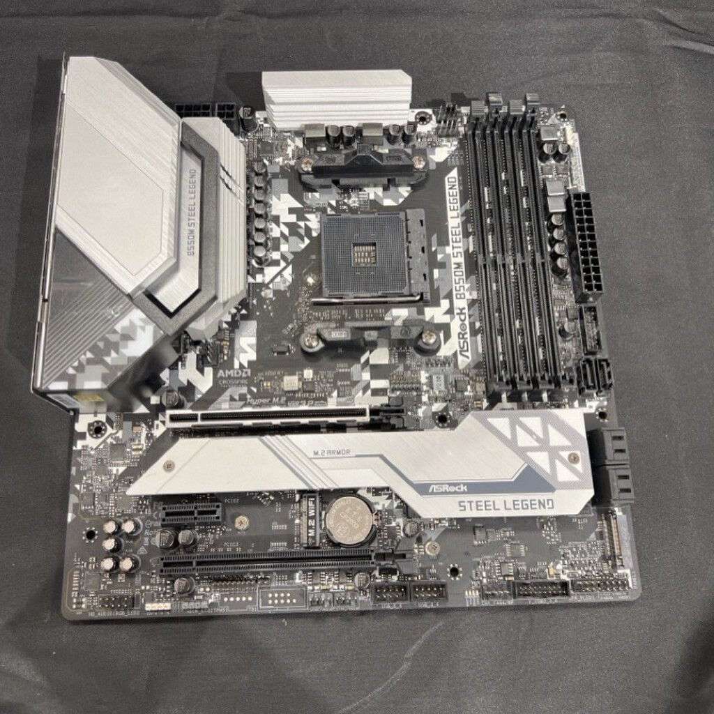 中古 ASRock B550M Steel Legend (B550 AM4 mATX DDR4) 142939
