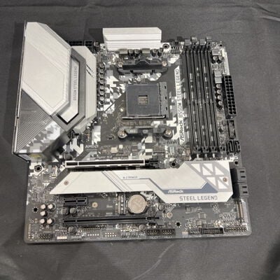 【静岡東瀬名店】中古  ASRock B550M Steel Legend (B550 AM4 mATX DDR4) 142939 
