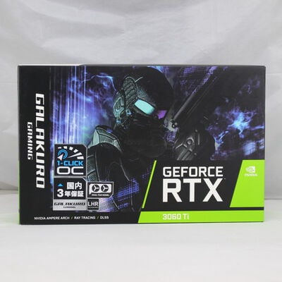 中古  玄人志向 GG-RTX3060Ti-E8GB/DF/LHR（RTX3060 Ti 8GB） 3480033912 