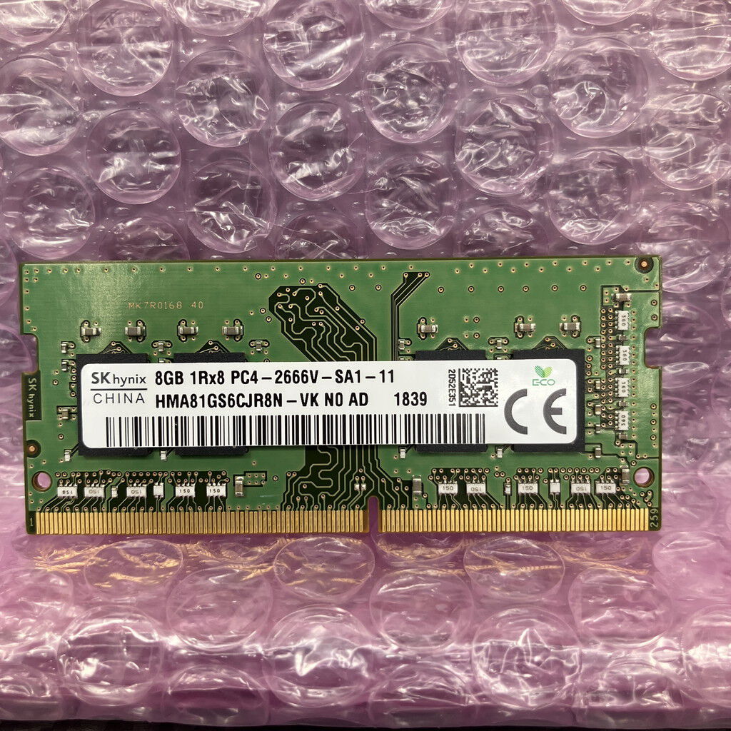 中古 SKhynix ノートPC用メモリ(PC4-21300 8GB DDR4-2666) 5070002289
