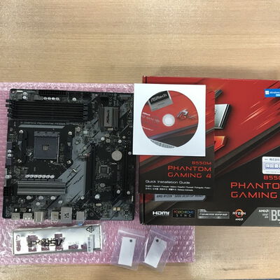 【なんば店】中古  ASRock B550M Phantom Gaming 4 (B550 AM4 mATX DDR4) 3280020640 