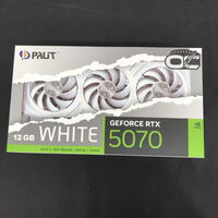 中古  Palit NE75070U19K9-GB2050W (RTX5070 WHITE OC) 5110001246 