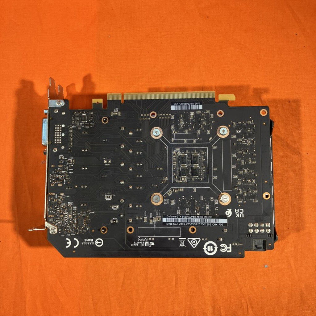 中古 MSI GeForce GTX 1660 SUPER AERO ITX OC (GTX1660 SUPER