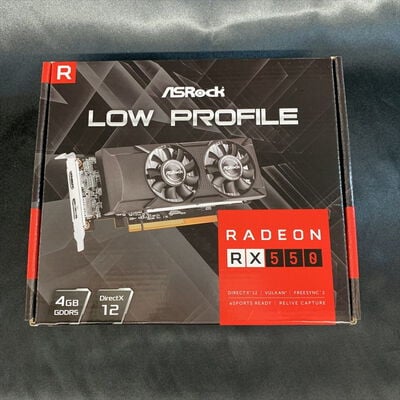 【横浜駅前店】中古  ASRock RX550 LP 4G (Radeon RX550 4GB GDDR5 1H1P) 199771 