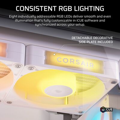 Corsair  iCUE LINK RX120 II RGB Fan Expansion White CO-9051058-WW (ホワイト) 