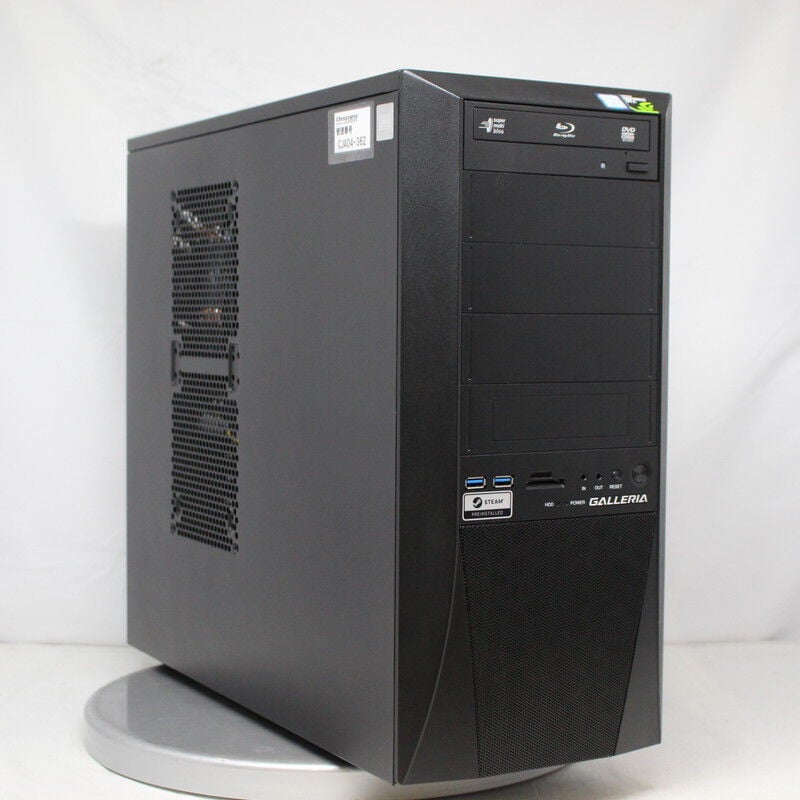 THIRDWAVE デスクトップPC Intel i7-9700 16GB 中古 THIRDWAVE GALLERIA KT(Intel Core i7 9700/16GB DDR4 (PC4
