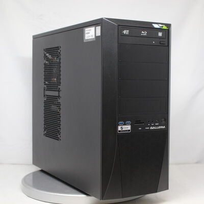 【通販センター】中古  THIRDWAVE GALLERIA KT(Intel Core i7 9700/16GB DDR4 (PC4)/SSD256GB/BD-RE/NVIDIA GeForce GTX 1660 Ti 6GB/W11H64 MAR) 196775 