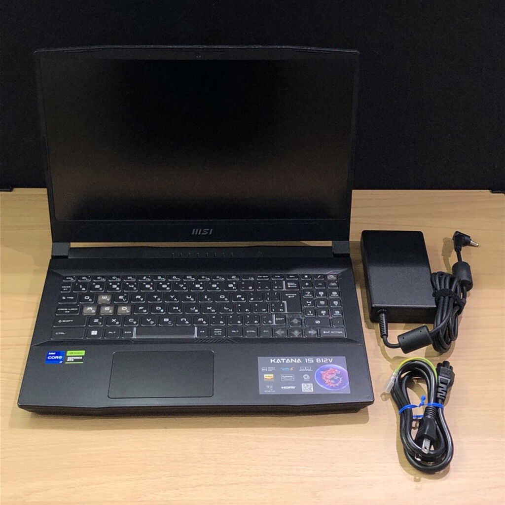 中古 MSI Katana 15 B12VFK(i7-12650H/16GB/SSD512GB/RTX4060/W11H