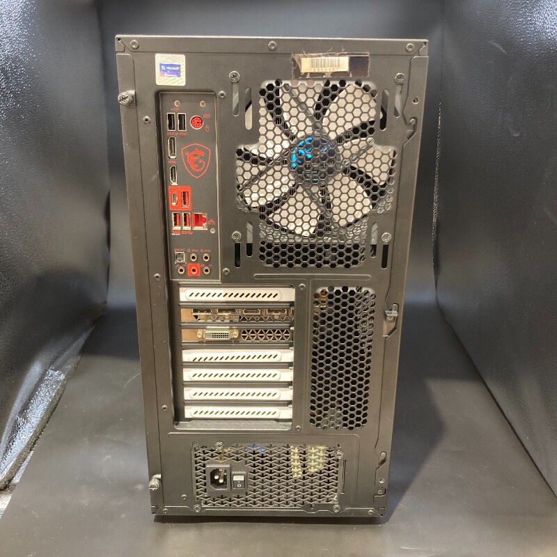 中古 自作PC(i7 8700K/16GB/SSD500GB/HDD2TB/GTX1080/OS無し