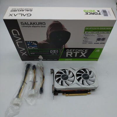【大分店】中古  玄人志向 GK-RTX2070-E8GB/WHITE  (RTX2070 8G) 138341 