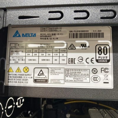 【富山本郷店】中古  THIRDWAVE GALLERIA (Intel Core i7 8700 3.20GHz/8GB/SSD1TB/なし/NVIDIA GeForce RTX2080/W11H64 MAR) 1000804277 185127 