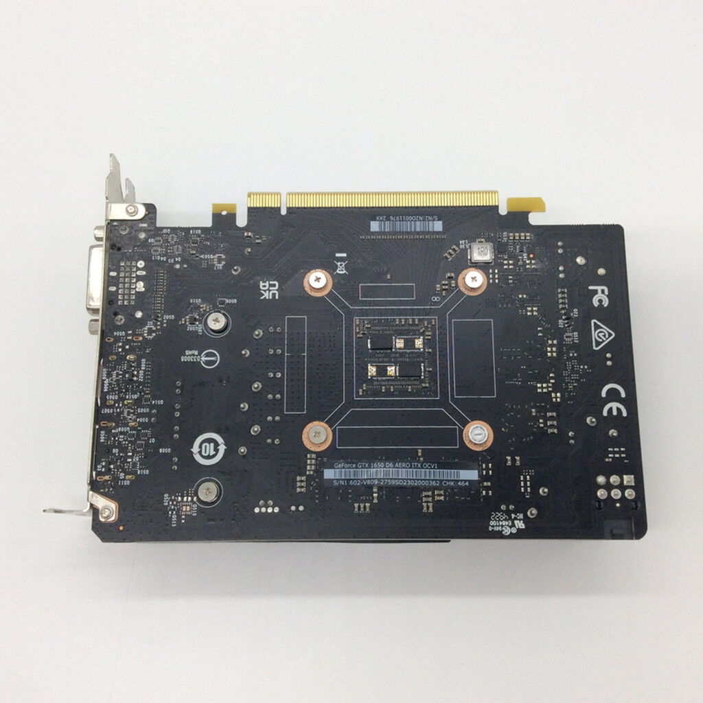 中古 MSI GeForce GTX 1650 D6 AERO ITX OCV1 (GTX1650 4GB) 167817