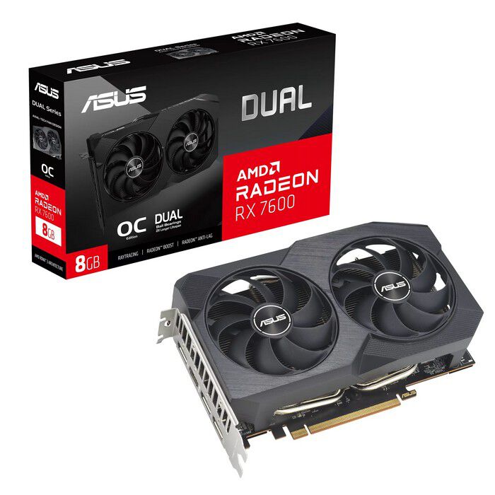 ASUS DUAL-RX7600-O8G-V2 (Radeon RX 7600 8GB) ｜ パソコン通販の
