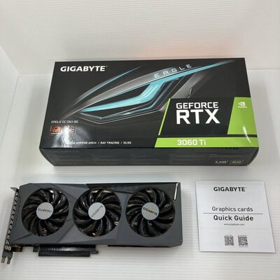 【秋葉原本店】中古  GIGABYTE GV-N306TXEAGLE OC-8GD (RTX3060Ti 8GB) 175527 