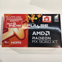 中古  SAPPHIRE PULSE AMD RADEON RX 9060 XT GAMING OC 16GB DUAL HDMI / DP 4560001699 