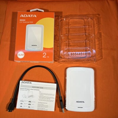 【なんば店】中古  ADT AHV300-2TU31-CWH-DP (USB3.2 ﾎﾟｰﾀﾌﾞﾙHDD 2TB) 3280021448 