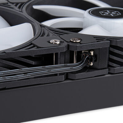 SilverStone  IceMyst 280 SST-IM280-ARGB (280mm ARGB ブラック) 