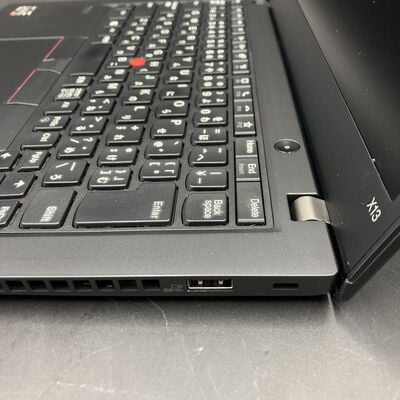 【熊本浜線店】中古  LENOVO ThinkPad X13 (AMD Ryzen 5 Pro 4650U 2.10GHz/32GB/SSD256GB/-/オンボード/13.3/1920x1080/Wi-Fi/WEBCAM/W11P/Microsoft Office Home and Business 2024) 184183 