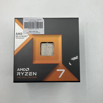【なんば店】中古  AMD Ryzen 7 7800X3D (AM5/4.2/104M/C8/T16/120W) 157139 