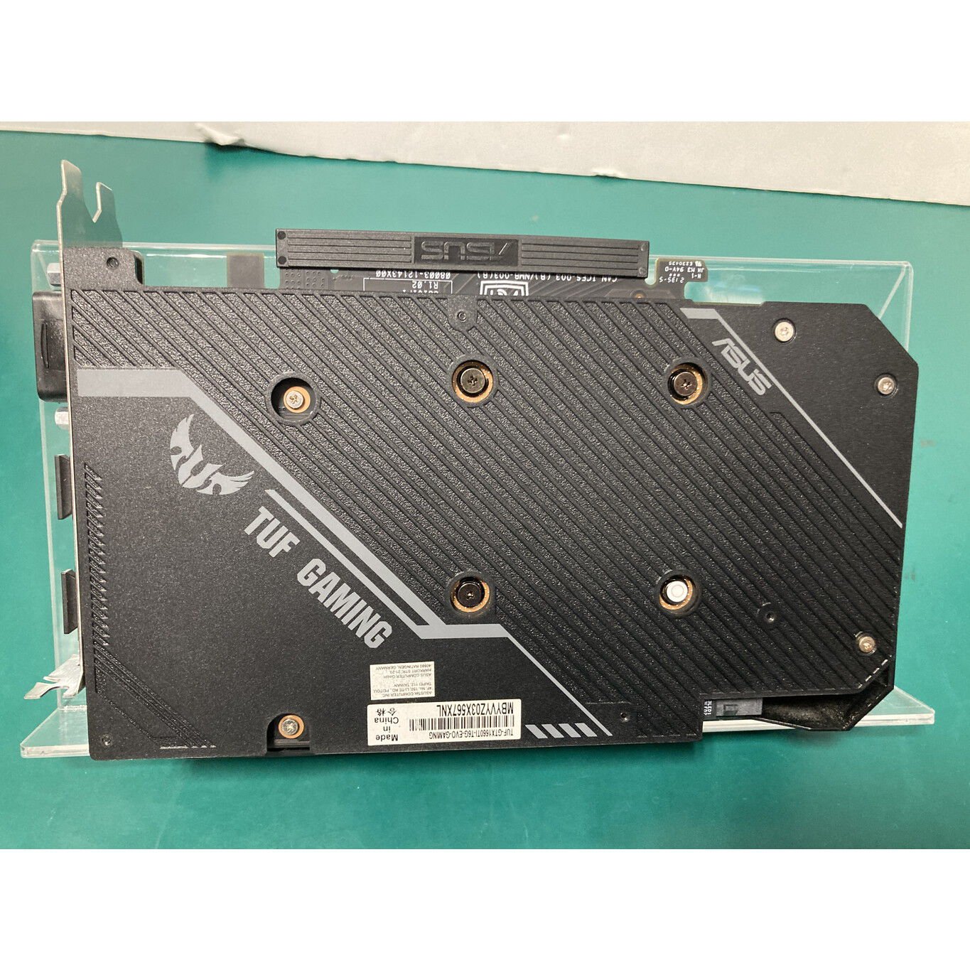 中古ASUSグラフィックTUF-GTX1660TI-O6G-EVO-GAMING ASUS TUF Gaming GeForce® GTX 1660 Ti EVO OC Edition 6GB GDDR6