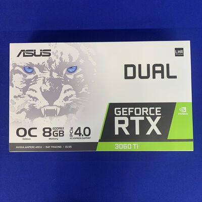 【横浜駅前店】中古  ASUS DUAL-RTX3060TI-O8GD6X-WHITE (RTX3060Ti 8GB) 3400008889 
