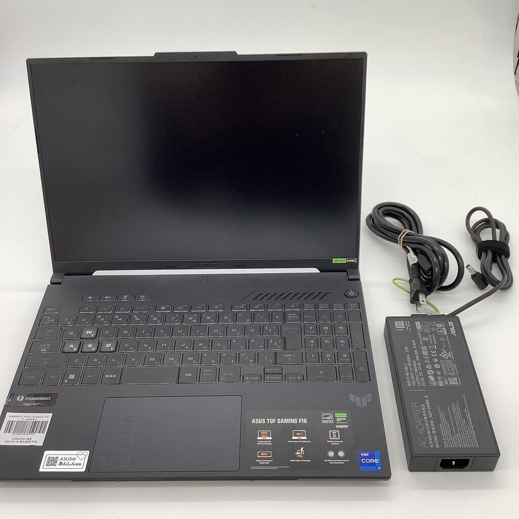 中古 ASUS TUFgaming F16 (i7-13650HX/32GB/SSD1TB/RTX4060/W11H