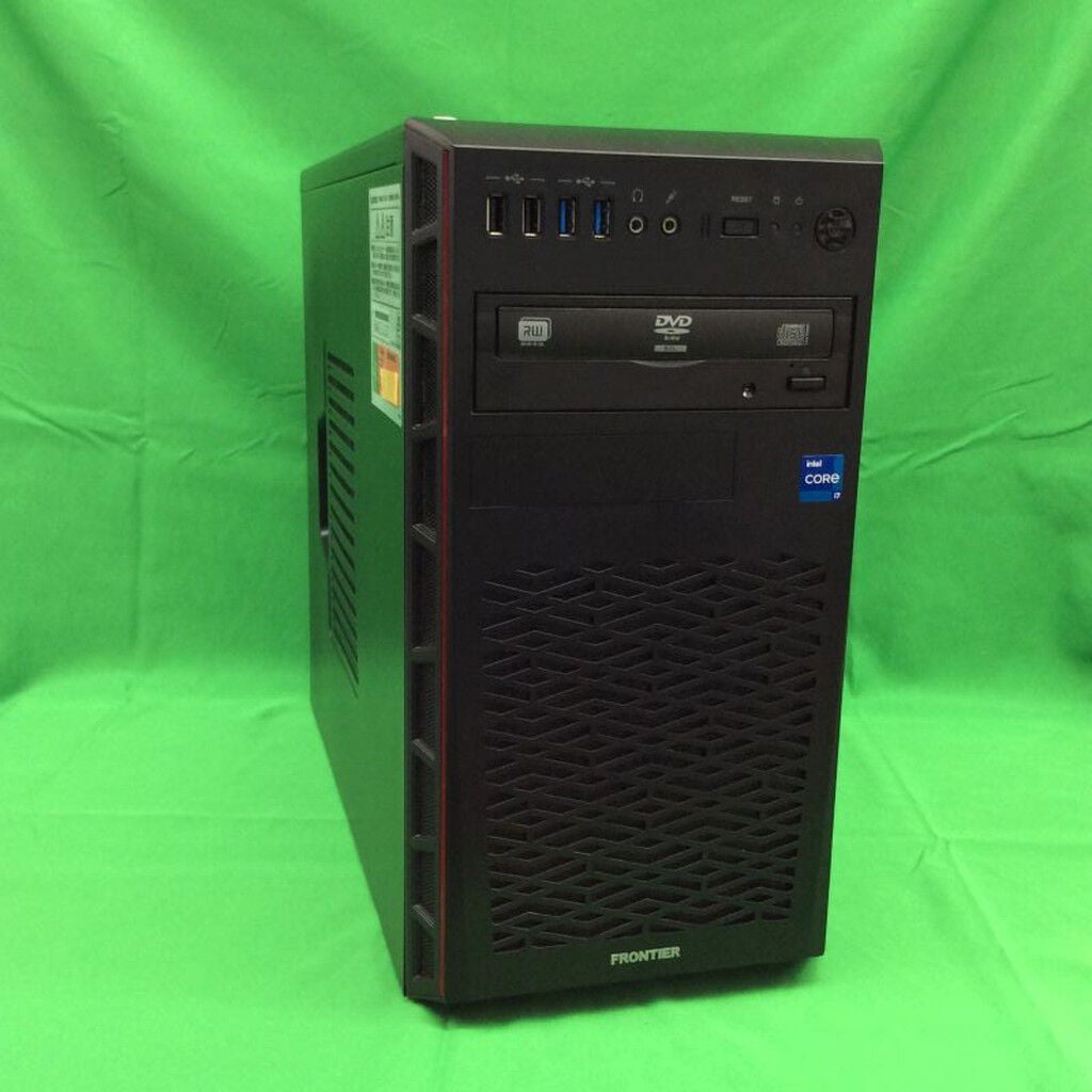 中古 FRONTIERデスクトップPC(i7 11700/32GB/SSD512GB/RTX3060 12GB