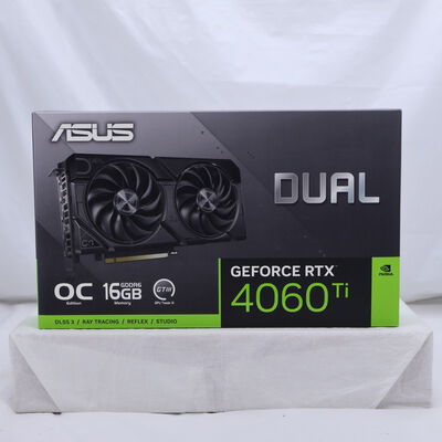 【通販センター】中古  ASUS DUAL-RTX4060TI-O16G-EVO (RTX4060Ti 16G) 175535 