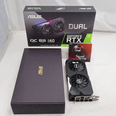 【通販センター】中古  ASUS DUAL-RTX3070-O8G (RTX3070 8G) 143895 