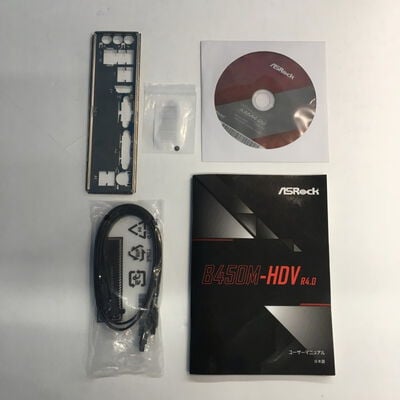 【博多店】中古  ASRock B450M-HDV R4.0 (B450 AM4 mATX DDR4) 3310006023 