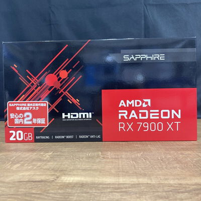 【静岡東瀬名店】中古  SAPPHIRE AMD RADEON RX7900XT GAMING GRAPHICS CARD 20GB 5140001862 