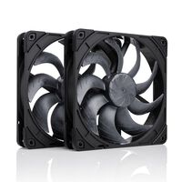 noctua  NF-A14x25 G2 PWM Sx2-PP chromax.black (NF-A14x25-G2-PWM-SX2-PP-CH-BK 2個パック) 